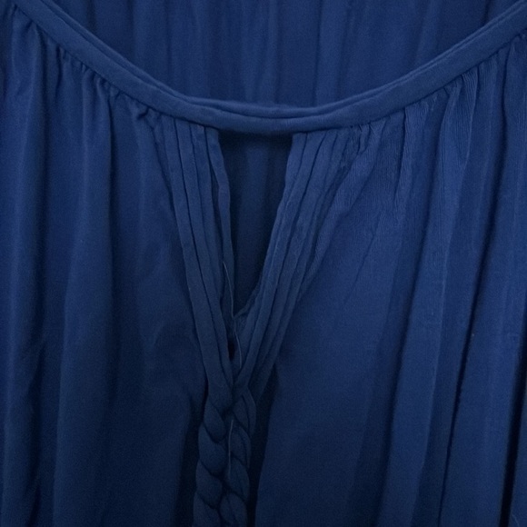 Max Studio Long Maxi Dress Dark Blue Small - Picture 3 of 6